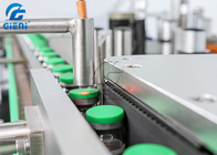 Siemens ile Yarı Otomatik Yuvarlak Şişe Cam Şişe Etiketleme Makinesi PLC