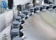 PLC Kontrollü Küçük Aşılar Şişe Etiketleme Makinesi 4.2m Uzunluk