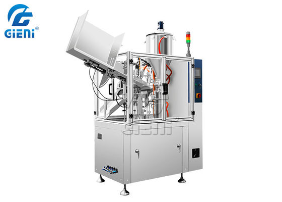 Dudak Parlatıcı için 40pcs / Min 5.3kw Otomatik Tüp Dolum ve Kapama Makinesi